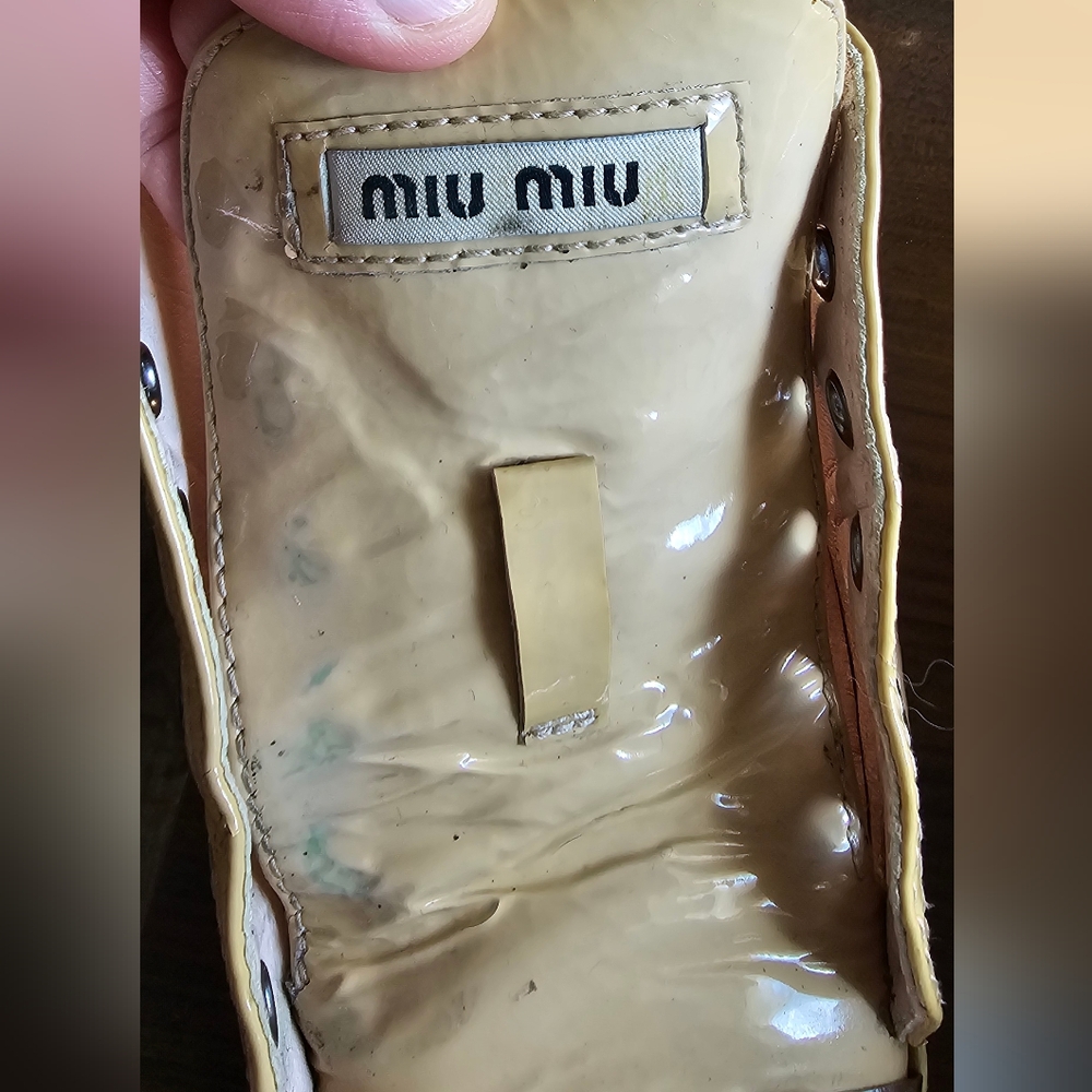 Miu Miu Patent Leather Sneakers - Picture 4 of 14